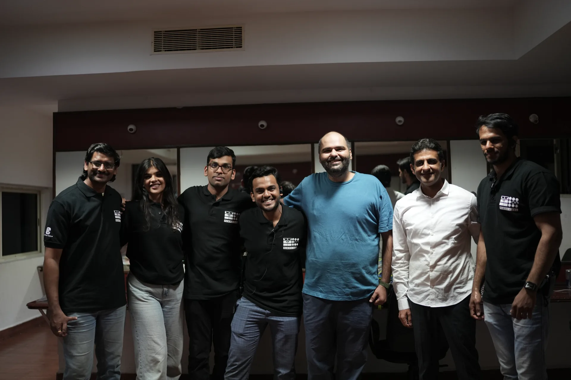 Performers and team at the first-edition event